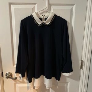 Navy blue Karl Lagerfeld blouse